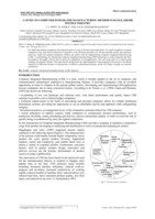 A Study on Computer Integrated Manufacturing Method in Bangladeschi Textile Industry