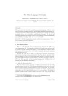 The JStar language philosophy