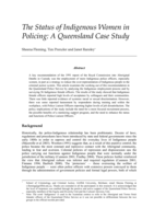 The Status of Indigenous Women in Policing: A Queensland Case Study