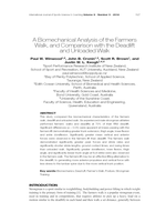 A Biomechanical Analysis of the Farmers Walk, and Comparison with the Deadlift and Unloaded Walk