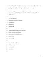Identification of novel markers for uncomplicated lower genital tract infections and upper genital tract pathology due to Chlamydia trachomatis