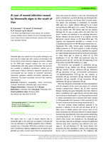 A case of wound infection caused by Shewanella algae in south of Iran