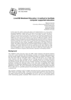 LiveUSB mediated education: A method to facilitate computer supported education