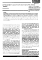 Environmental Security: Securing What for Whom?