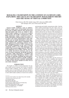 Managing Uncertainty in the Context of Clubfoot Care. Exploring the Value of Uncertainty Management Theory and the Sense of Virtual Community