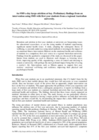 An SMS a day keeps attrition at bay. Preliminary findings from an intervention using SMS with first year students from a regional Australian university