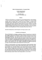Online Purchasing Intention: A Conceptual Model