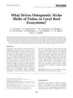 What drives ontogentic niche shifts of fishes in coral reef ecosystems?