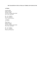 The e-readiness of the Australian timber and wood sector