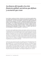 Los futuros del mundo y la crisis financiera global: narrativas que definen y escenarios que crean