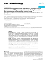 Chlamydia trachomatis responds to heat shock, penicillin induced persistence, and IFN-gamma persistence by altering levels of the extracytoplasmic stress response protease HtrA