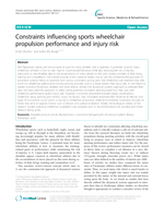 Constraints influencing sports wheelchair propulsion performance and injury risk