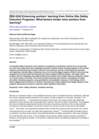 Enhancing worker's learning from Online Site Safety Induction Programs: What factors hinder mine workers from learning?