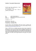 Tool life and wear mechanisms in laser assisted milling Ti–6Al–4V