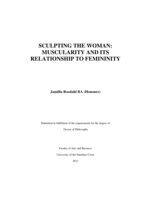 Sculpting the Woman: Muscularity and its Relationship to Femininity