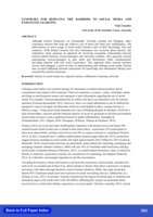 Synergies for Reducing the Barriers to Social Media and Enhancing Learning