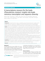 A transcriptome resource for the koala (Phascolarctos cinereus): insights into koala retrovirus transcription and sequence diversity