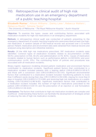 Retrospective clinical audit of high risk medication use in an emergency department of a public teaching hospital