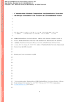Comparison of concentration methods for quantitative detection of sewage-associated viral markers in environmental waters