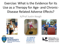 Exercise: What is the evidence for its use as a therapy for age- and chronic-disease related adverse effects?