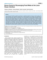 Donor-Control of Scavenging Food Webs at the Land-Ocean Interface