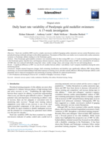 Daily heart rate variability of Paralympic gold medallist swimmers: A 17-week investigation
