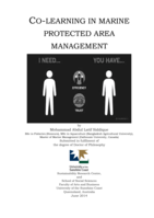 Co-learning in Marine Protected Area Management