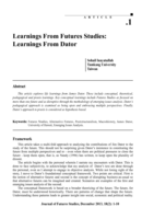 Learnings From Futures Studies: Learnings From Dator