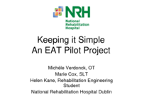 Keeping it simple - a case study