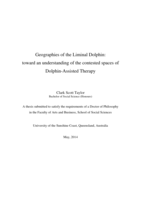 Geographies of the Liminal Dolphin: toward an understanding of the contested spaces of Dolphin-Assisted Therapy