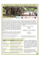 Experiential Learning in Planning Education: Growing Future Planners