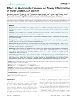 Effects of Woodsmoke Exposure on Airway Inflammation in Rural Guatemalan Women