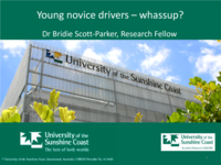 Young novice drivers-whassup?