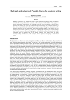 Multi-path and networked: Possible futures for academic writing