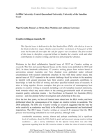 Introduction: Creative writing as research, III