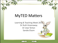 MyTED: Ready, set, jump into learning