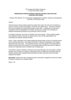 Rethinking the interface between industrial and other urban land uses…Australian base studies