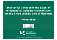 Substantial variation in the extent of mitochondrial genome fragmentation among the blood-sucking lice of mammals