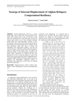 Scourge of Internal Displacement of Afghan Refugees: Compromised Resiliency