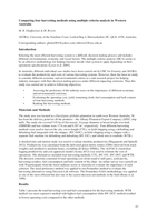 Comparing four harvesting methods using multiple criteria analysis in Western Australia