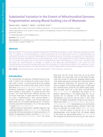 Substantial variation in the extent of mitochondrial genome fragmentation among blood-sucking lice of mammals