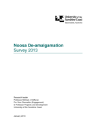 Noosa De-amalgamation Survey 2013
