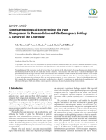 Nonpharmacological Interventions for Pain Management in Paramedicine and the Emergency Setting: A Review of the Literature