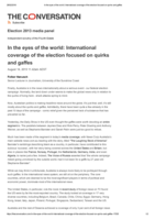 In the eyes of the world: International coverage of the election focused on quirks and gaffes