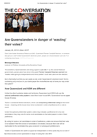 Are Queenslanders in danger of ‘wasting’ their votes?