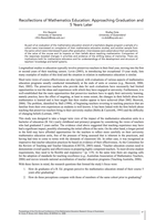 Recollections of Mathematics Education: Approaching Graduation and 5 Years Later