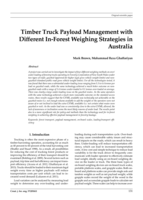 Timber Truck Payload Management with Different In-Forest Weighing Strategies in Australia