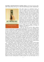 Book Review: "Networking : commercial television in Australia : a history" -- Nick Herd