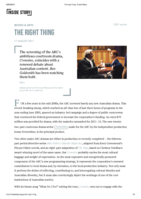 Review: The right thing