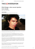 Elliot Rodger: when sexual rejection turns deadly